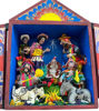 Picture of Retablo with Nativity Scene 8"tall, Holy family, Christmas Decor, made in Peru, folk art