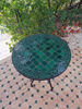 Picture of CUSTOMIZABLE Emerald Green Mosaic Table - Mosaic Table Art - Mid Century Mosaic Table - Handmade Coffee Table For Outdoor & Indoor | Handmade Outdoor & Indoor Mosaic Table -Coffee Table - Home Decor - Moroccan Work