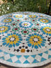 Picture of CUSTOMIZABLE Mosaic Table - Crafts Mosaic Table - Mosaic Table Art - Mid Century Mosaic Table - Handmade Coffee Table For Outdoor & Indoor | Mid Century Mosaic Engraved Coffee Table | Table For Outdoor & Indoor | Moroccan Style Artwork