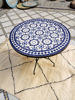 Picture of Solid Mosaic Table - Crafts Mosaic Table - Mosaic Table Art - Mid Century Mosaic Table - Outdoor Handmade Coffee Table | Outdoor & Indoor Handmade Mosaic Table | Moroccan Table-Customizable