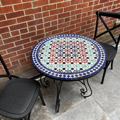 Picture of CUSTOMIZABLE Mosaic Table - Crafts Mosaic Table - Mosaic Table Art - Mid Century Mosaic Table - Handmade Coffee Table For Outdoor & Indoor