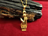 Picture of Gold Tut ankh amon Squat On Lotus Flower Necklace