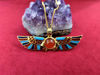 Picture of Gold Winged sun disc Necklace