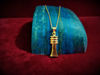 Picture of Egyptian Real Gold Djed Pillar Pendant Necklace