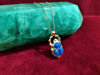 Picture of Sparkle Blue Opal Scarab Necklace
