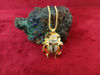 Picture of Egyptian Beautiful 18K Gold Filled Sterling Silver Scarab Necklace