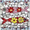 Picture of Portuguese Mosaic Lisbon art Sardines Hot plate