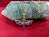 Picture of Blue Opal 18k Gold Filled Sterling Silver Isis Necklace