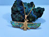 Picture of Gold Opal Winged Nekhbet The protector Necklace