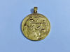 Picture of Old Silver Gold Filled Anubis Coin Necklace