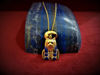 Picture of Gold Sekhmet Lapis Lazuli Turquoise Necklace