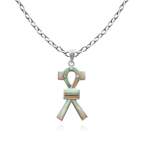 Picture of Sterling Silver SA Amulet Opal Necklace