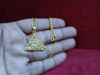 Picture of Gold Silver Pyramid Pendant