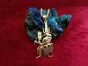 Picture of God Thoth On The Throne Gold Necklace