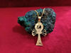 Picture of Filigree Gold Winged Ankh Nefertiti Necklace