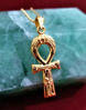 Picture of Akhenaton Ankh Gold Necklace