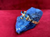 Picture of Sparkle Blue Opal Gold Ankh Bangle