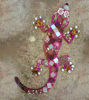 Picture of Colorful Mosaic Gecko Wall Art – Handmade Lizard & Salamander Reptile Decor for Indoors & Outdoors
