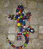 Picture of Colorful Mosaic Gecko Wall Art – Handmade Lizard & Salamander Reptile Decor for Indoors & Outdoors
