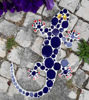 Picture of Colorful Mosaic Gecko Wall Art – Handmade Lizard & Salamander Reptile Decor for Indoors & Outdoors