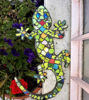 Picture of Colorful Mosaic Gecko Wall Art – Handmade Lizard & Salamander Reptile Decor for Indoors & Outdoors