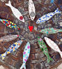 Picture of Handmade Mosaic Sardines – Colorful Fish Ornaments from Lisbon, Portugal