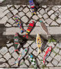 Picture of Mosaic Sardines; Mosaic Fish ornaments; Sardines; Lisbon Sardines; Portuguese Sardines; Lisbon fish; Portuguese fish, sardine wall hanging