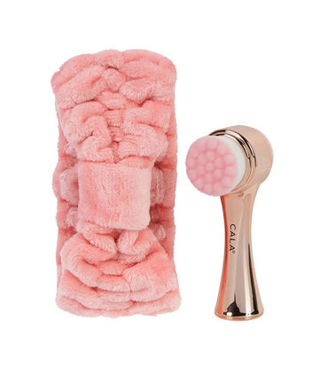 Picture of DUAL ACTION FACE BRUSH & HEADBAND SET – PINK