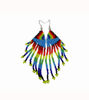 Picture of Rainbow Wings Maasai Beaded Earrings - Handmade Gifts for Her