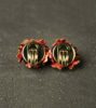 Picture of Red Bouquet Clip Earrings