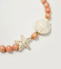 Picture of Pink jade with gold star and white shell