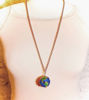 Picture of Gold Plated Ceramic Sphere Pendant Necklace