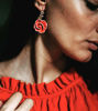 Picture of Earrings with Red Rose