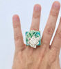 Picture of Ceramic lotus flower ring