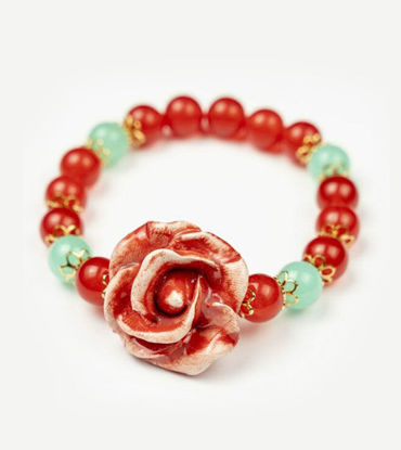 Picture of Bracelet with red rose