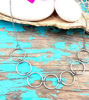 Picture of Artisanal Minimalist Circles Stainless Steel Necklace: Modern Elegance