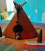 Picture of Teepee Real Leather Handcrafted incense burner