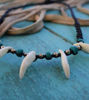 Picture of Native American Style Necklace, Natural Tooth Necklace, Shamanic Necklace, Tribal Necklace, Coyote Tooth Necklace, Wild Free Spirit