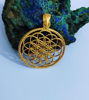 Picture of Flower of life seven Chakra Gold Filled Pendant