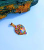 Picture of Gold Winged Royal Scarab Of Rebirth Opal Pendant