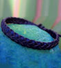 Picture of Braided leather bracelet cuff, genuine leather, handmade - 1 piece