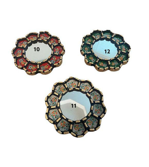 Picture of Colonial Mirror • Handmade Peruvian Decorative Mirror • Vintage Andean Style