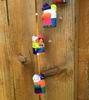 Picture of Cholitos Couple Wind Chime - Handmade Terracotta Ornament - Peruvian Folk Art Decor