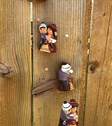 Picture of Cholitos Couple Wind Chime.