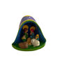 Picture of Beanie Nativity Scene • Handcrafted Terracotta Ornament • Peruvian Holy Family Display