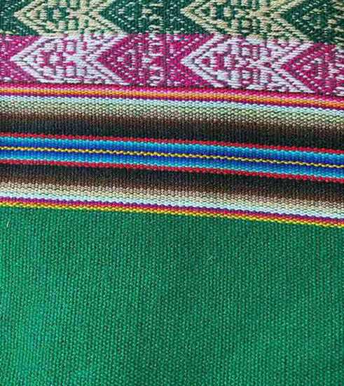 Picture of Andean Fabric • Colorful Ethnic Design • Peruvian Acrylic Fabric