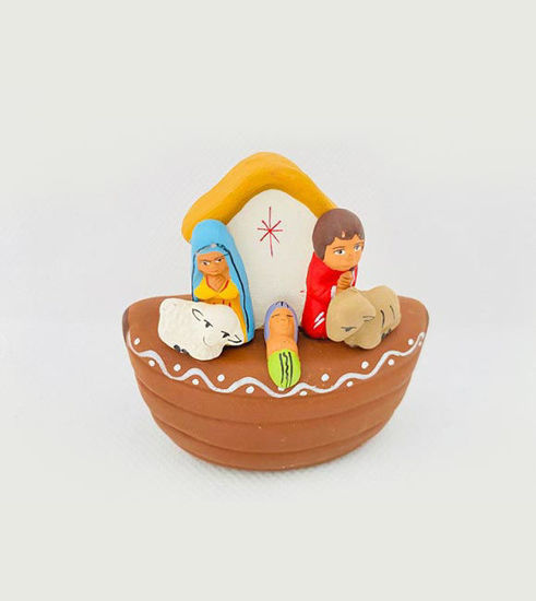 Picture of Nativity Scene Noah Ark.