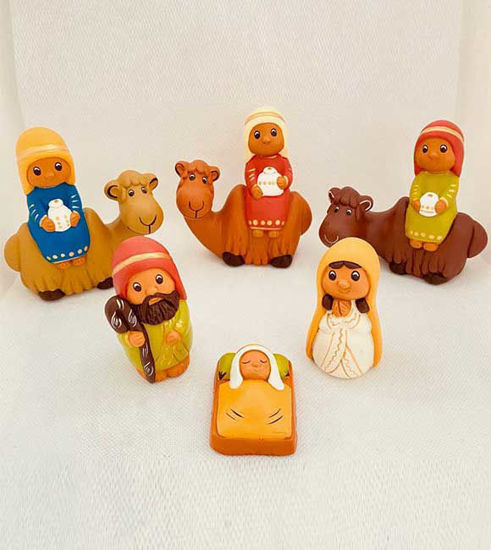 Picture of Nativity Scene with Camels.
