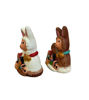 Picture of Ethnic Nativity Scene with Lama – Handmade Terracotta Christmas Ornament | Peruvian Artisan Holy Family Figurine