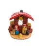 Picture of Handcrafted Mini Ethnic Nativity Scene – Ceramic Holy Family Figurines with Folk Art Finish